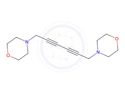 Chemical structure of 1,6-Dimorpholinohexa-2,4-diyne