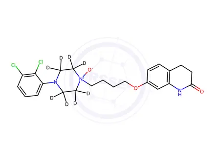Chemical structure of Aripiprazole-d8 N1-Oxide