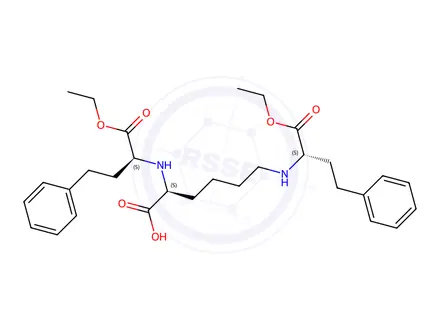 Chemical structure of Lisinopril Impurity 17