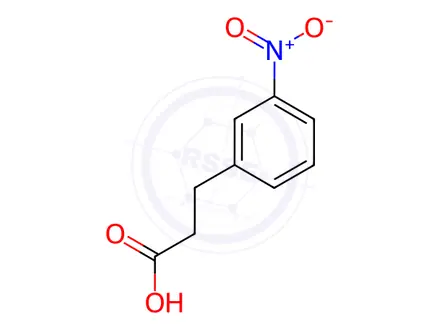Chemical structure of 3-(3-Nitrophenyl)propionic Acid