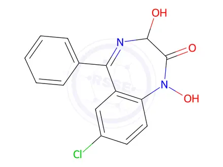 Chemical structure of Lorazepam Impurity 52