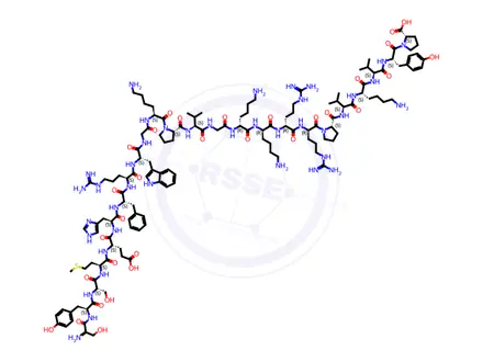 Chemical structure of Tetracosactide
