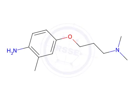 Chemical structure of 4-[3-(dimethylamino)propoxy]-2-methylaniline