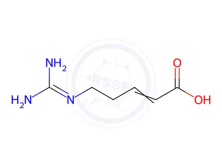 Chemical structure of Arginine Impurity 85