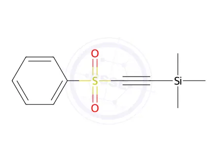 Chemical structure of PHENYL 2-(TRIMETHYLSILYLETHYNYL) SULFONE