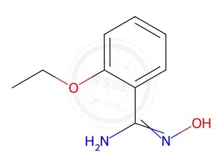 Chemical structure of 2-Ethoxy-N-Hydroxy Benzamidine