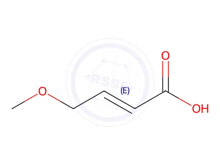 Chemical structure of (2E)-4-Methoxy-2-butenoic Acid
