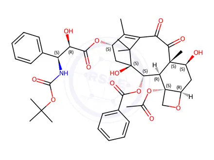 Chemical structure of Docetaxel EP Impurity B