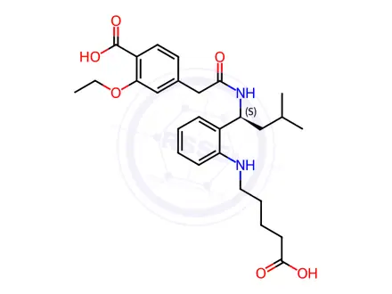 Chemical structure of Repaglinide Impurity 60
