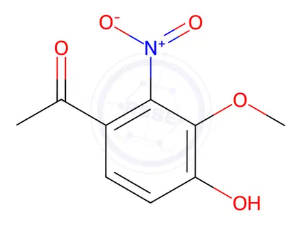 Chemical structure of 1-(4-Hydroxy-3-methoxy-2-nitrophenyl)ethan-1-one
