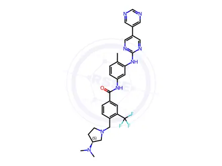Chemical structure of Bafetinib Hydrochloride Impurity 14