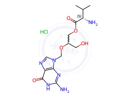 Chemical structure of Valganciclovir Hydrochloride