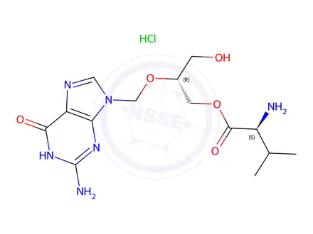 Chemical structure of Valganciclovir Impurity 41 Hydrochloride