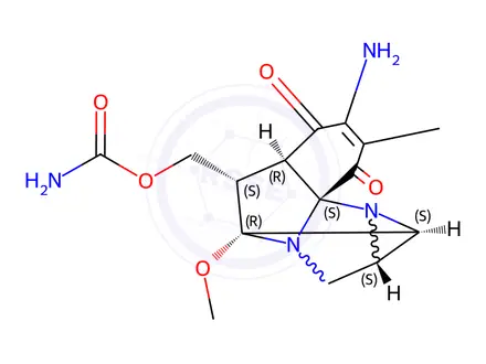 Chemical structure of Mitomycin Impurity 6