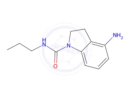 Chemical structure of 4-Amino-N-propylindoline-1-carboxamide