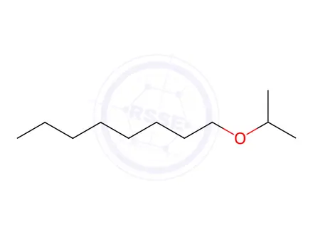 Chemical structure of Octane, 1-(1-methylethoxy)-