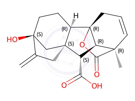 Chemical structure of Gibberellin A5