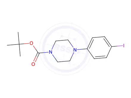 Chemical structure of 1-Boc-4-(4-Iodophenyl)piperazine