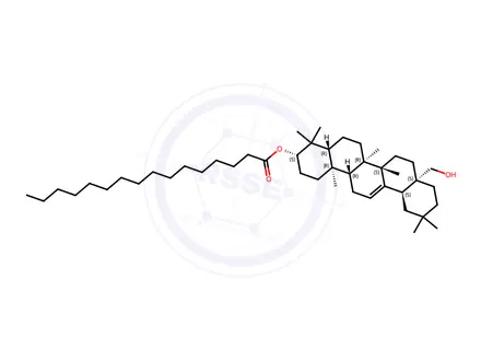 Chemical structure of Erythrodiol 3-palmitate