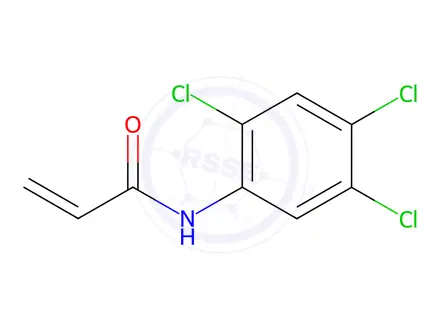 Chemical structure of N-(2,4,5-trichlorophenyl)acrylamide