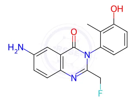 Chemical structure of Afloqualone Impurity 10