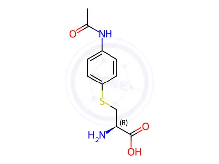 Chemical structure of Acetaminophen Cysteine