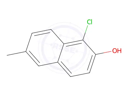 Chemical structure of 1-Chloro-6-methylnaphthalen-2-ol