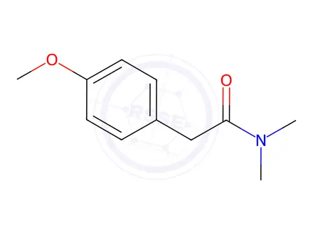 Chemical structure of 2-(4-Methoxyphenyl)-N,N-dimethylacetamide
