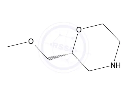 Chemical structure of (2R)-2-(methoxymethyl)morpholine