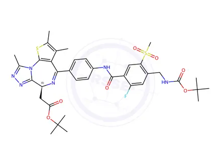Chemical structure of Acetic acid, chloro-, ethyl ester, reaction products with (E)-4-(2,6,6-trimethyl-1-cyclohexen-1-yl)-3-buten-2-one