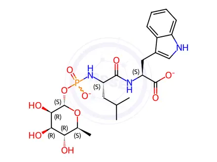 Chemical structure of Phosphoramidon