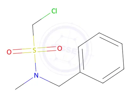 Chemical structure of n-Benzyl-1-chloro-n-methylmethanesulfonamide