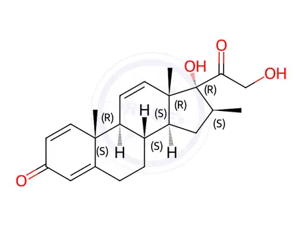 Chemical structure of Betamethasone EP Impurity F