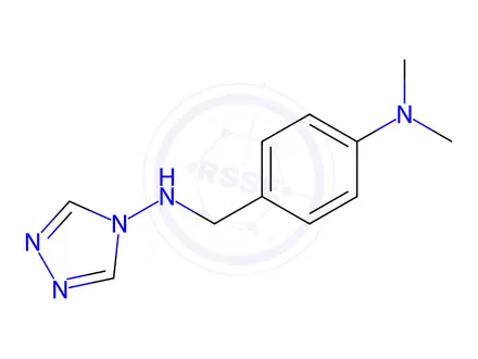 Chemical structure of (4-dimethylamino-benZyl)-[1,2,4]triazol-4-yl-amine