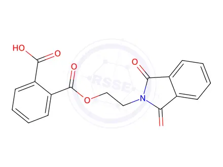 Chemical structure of 2-((2-(1,3-dioxoisoindolin-2-yl)ethoxy)carbonyl)benzoic acid