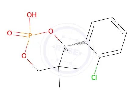 Chemical structure of (S)-(-)-Chlocyphos