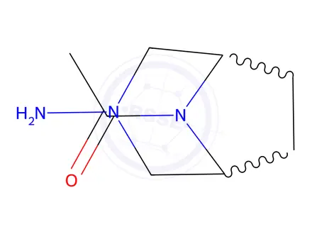 Chemical structure of 3,8-Diazabicyclo[3.2.1]octan-3-amine,8-acetyl-(9CI)