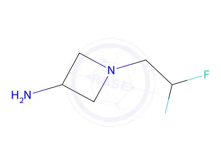 Chemical structure of 1-(2,2-Difluoroethyl)azetidin-3-amine