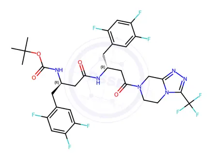 Chemical structure of Sitagliptin Impurity 52