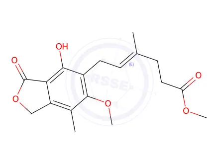 Chemical structure of Methyl Mycophenolate