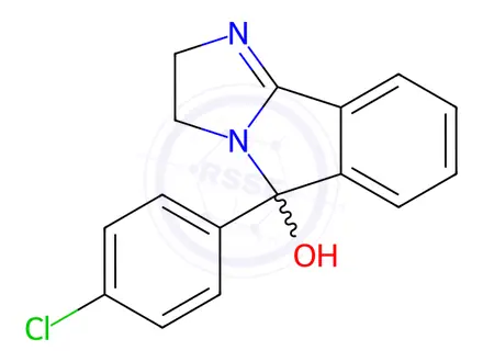 Chemical structure of Mazindol