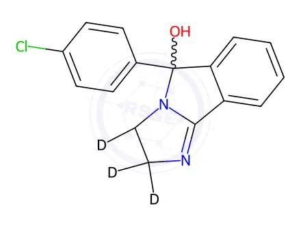 Chemical structure of Mazindol-d4