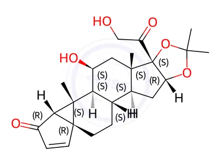 Chemical structure of Desonide Impurity 23