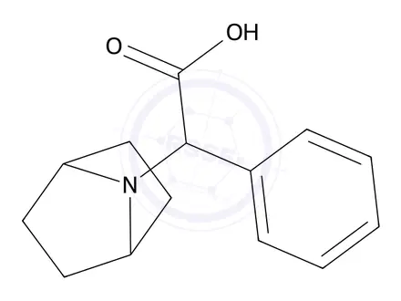 Chemical structure of 2-(7-Azabicyclo[2.2.1]heptan-7-yl)-2-phenylacetic acid