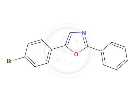 Chemical structure of 5-(4-Bromophenyl)-2-phenyloxazole