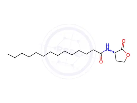 Chemical structure of N-Tetradecanoyl-Dl-Homoserine Lactone