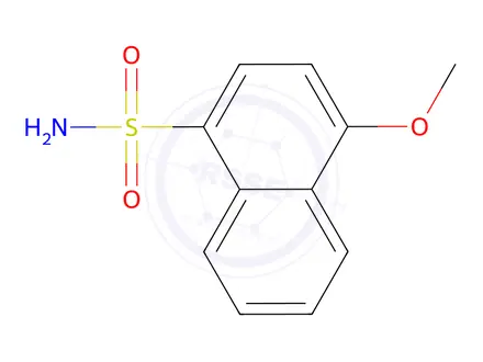 Chemical structure of 4-Methoxynaphthalene-1-sulfonamide