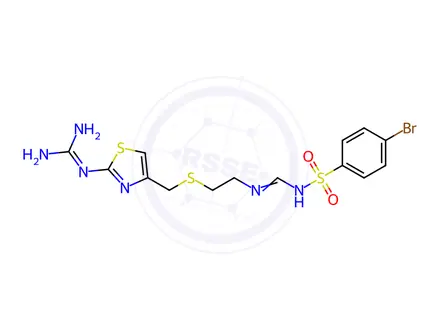 Chemical structure of Ebrotidine