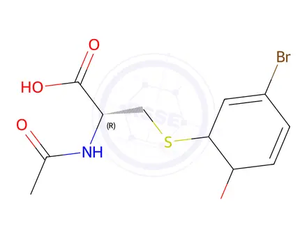 Chemical structure of 3,4-premercapturic acid