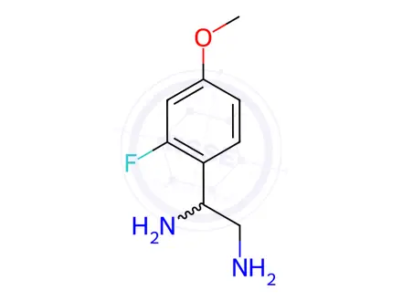 Chemical structure of 1-(2-FLUORO-4-METHOXYPHENYL)ETHANE-1,2-DIAMINE